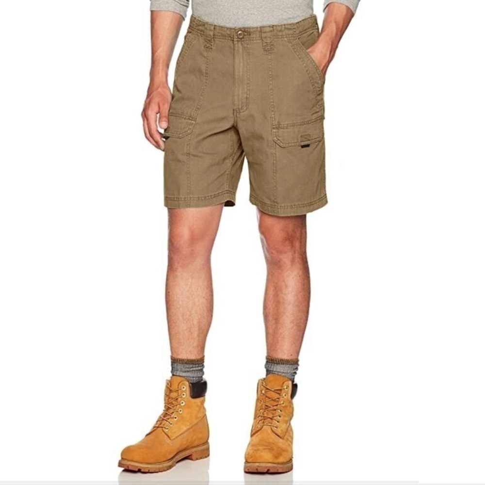 Wrangler Men’s Bermuda shorts Vintage 90s tan Cotton cargo utility sz 32
